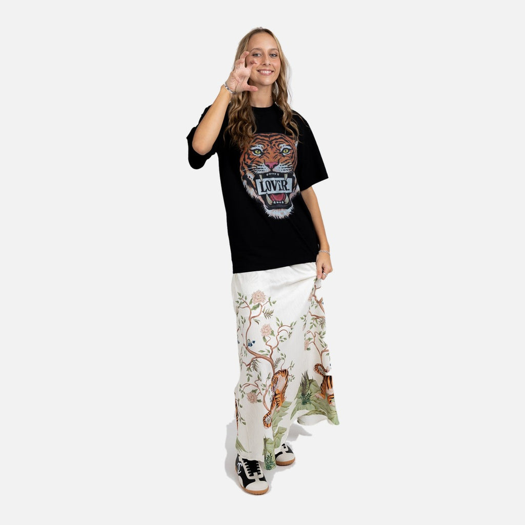 Federation Love Tiger Tour Tee - Black - view 3 | Propaganda Streetwear & Skate