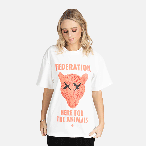 Federation Animal Our Tee - White