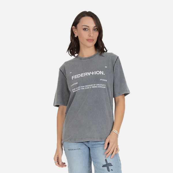 Federation Studio Cruise Tee - Slate