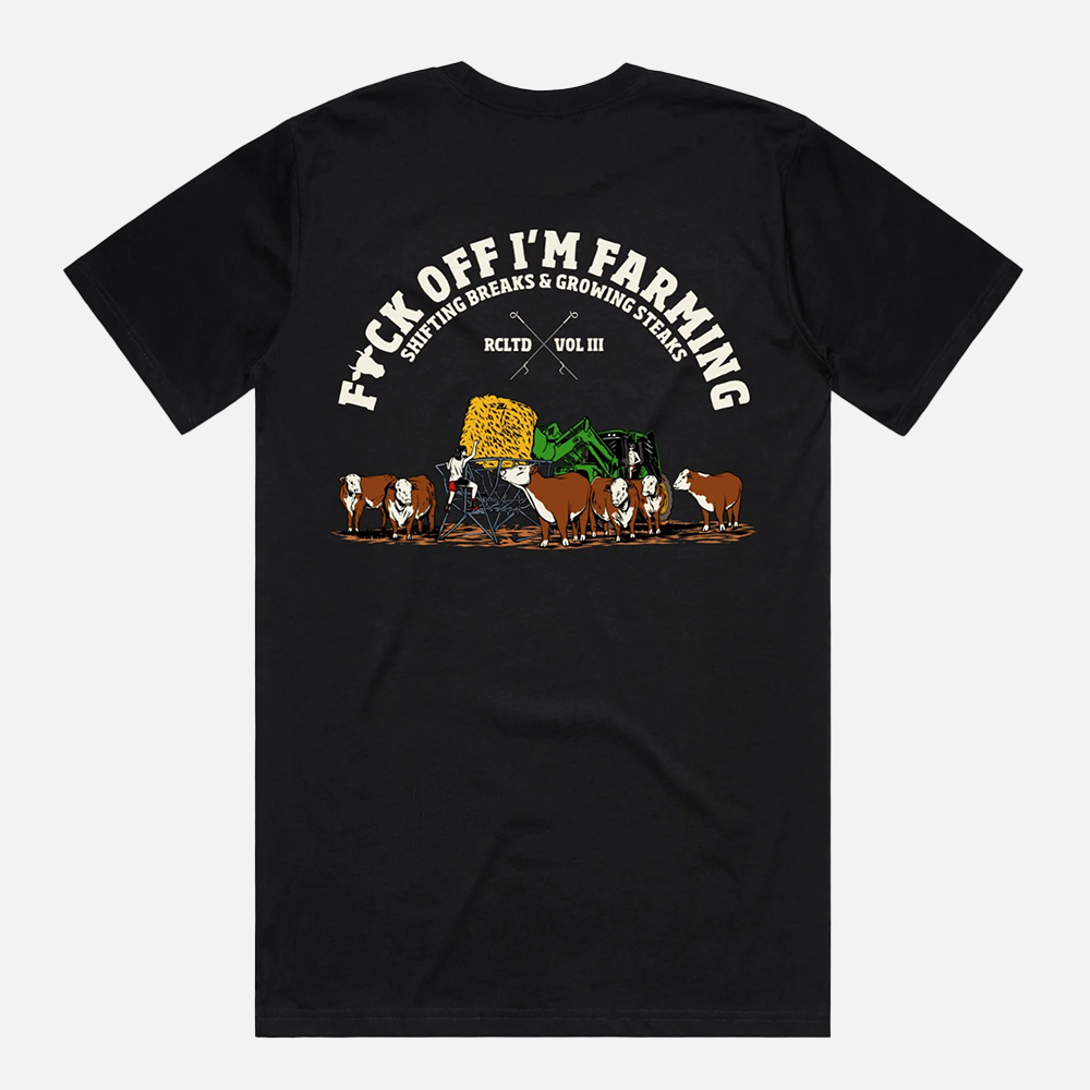 RCLTD FK Off I’m Beef Farming Tee - Black