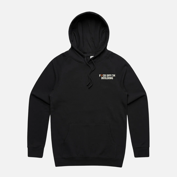 RCLTD FK Off I’m Building Hood - Black