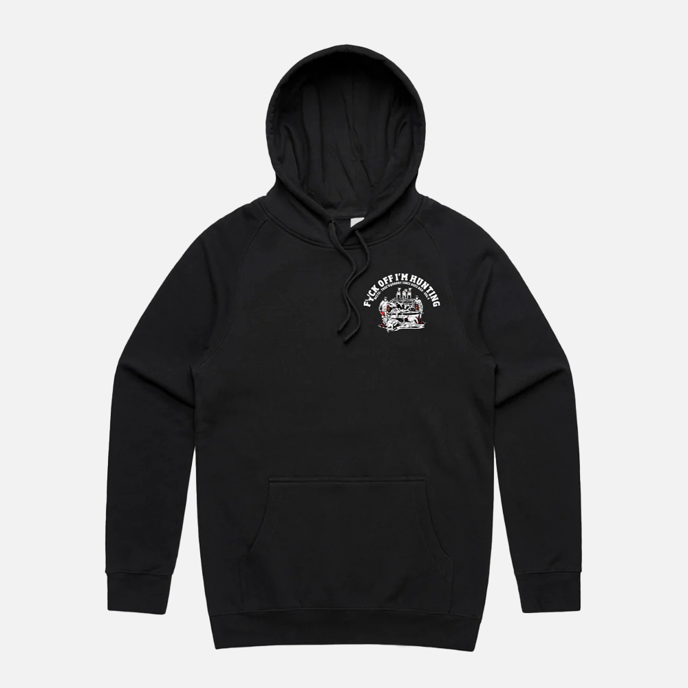 RCLTD FK Off I’m Hunting Hood - Black