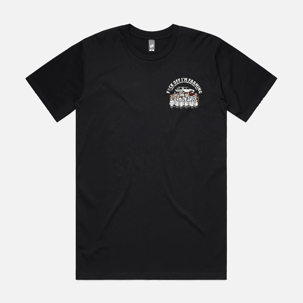 RCLTD FK Off I’m Sheep Farming Tee - Black