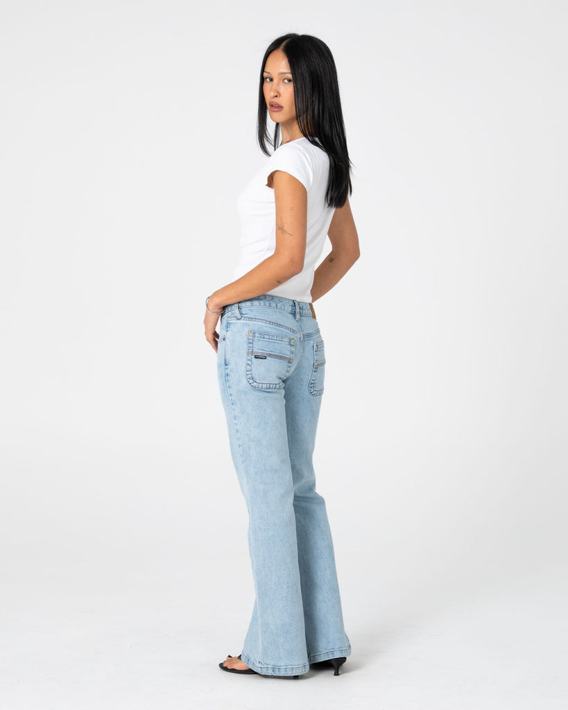 Rusty Freida Flare Low Rise Jean 2.0 - True Blue