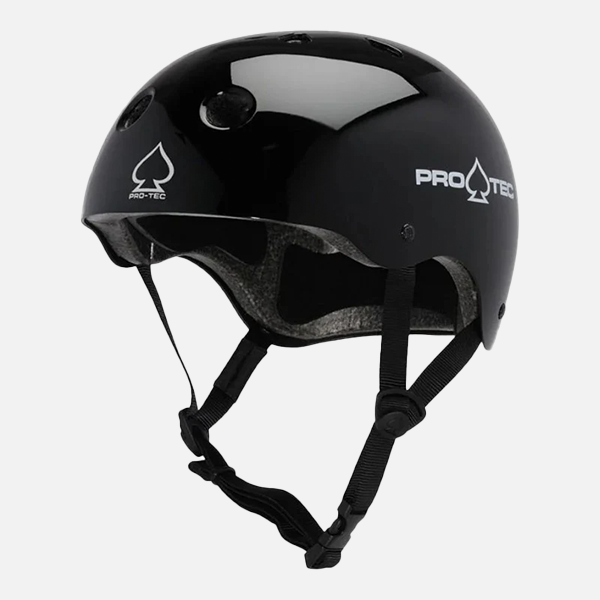 Protec Classic Cert Helmet - Gloss Black