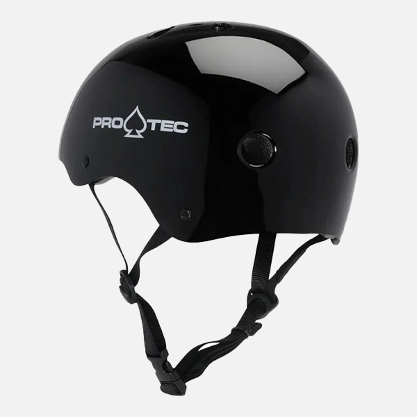 Protec Classic Cert Helmet - Gloss Black