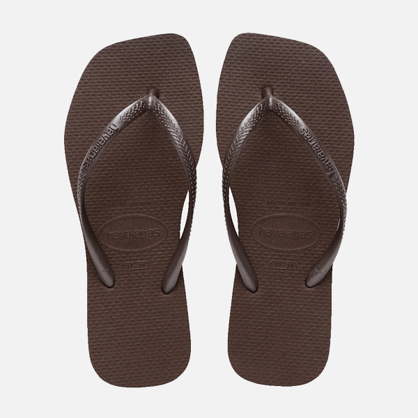 Havaianas Slim Square Solid - Dark Brown