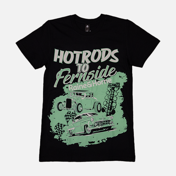 Fernside Hot Rods Tee - Black