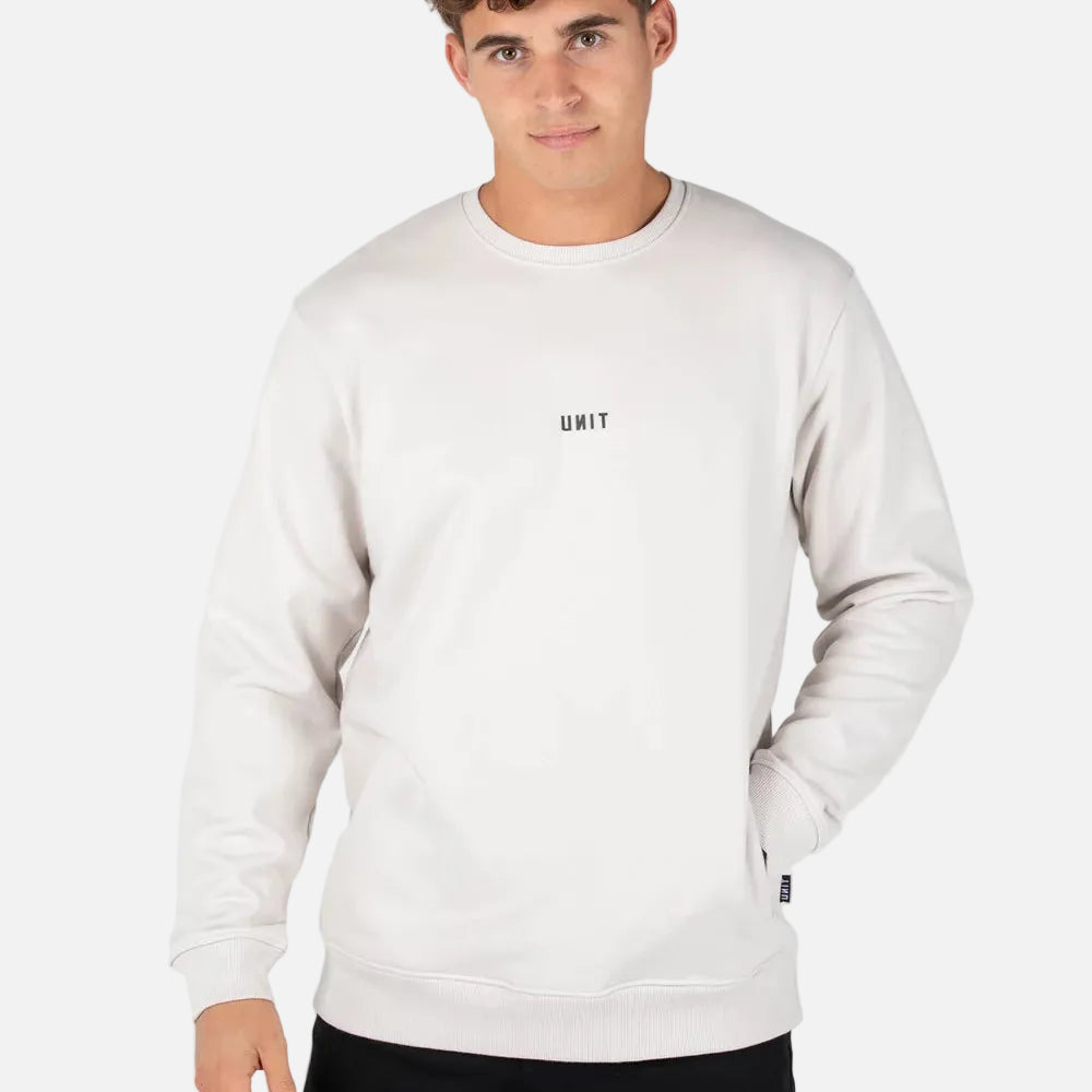 Unit Central Unisex Crew Fleece - Stone