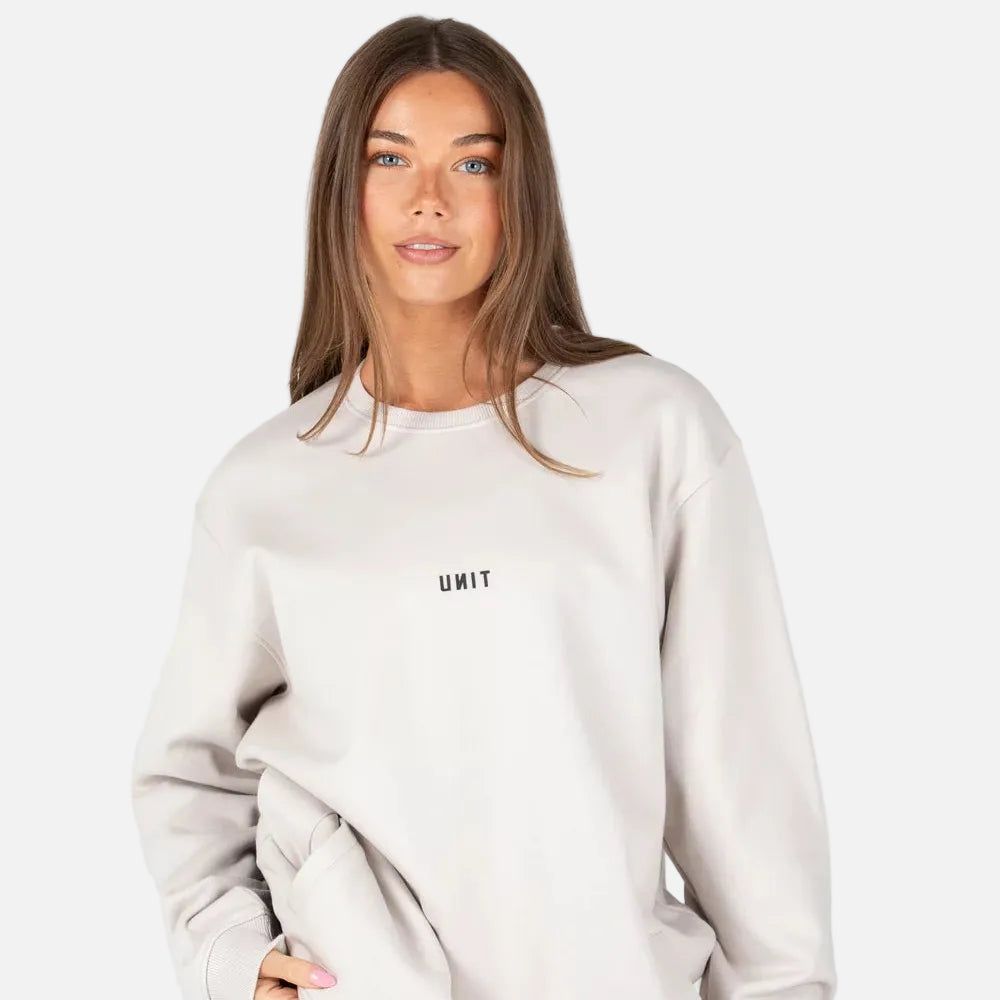 Unit Central Unisex Crew Fleece - Stone