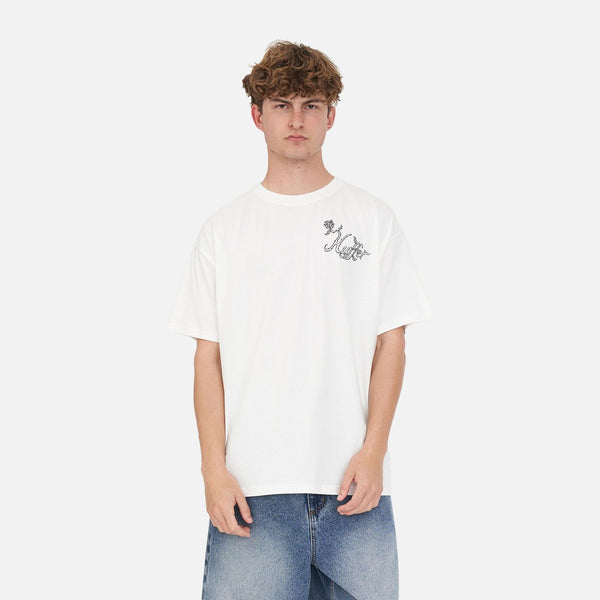 Huffer Block Tee-Spiked Chalk - view 2 | Propaganda Streetwear & Skate