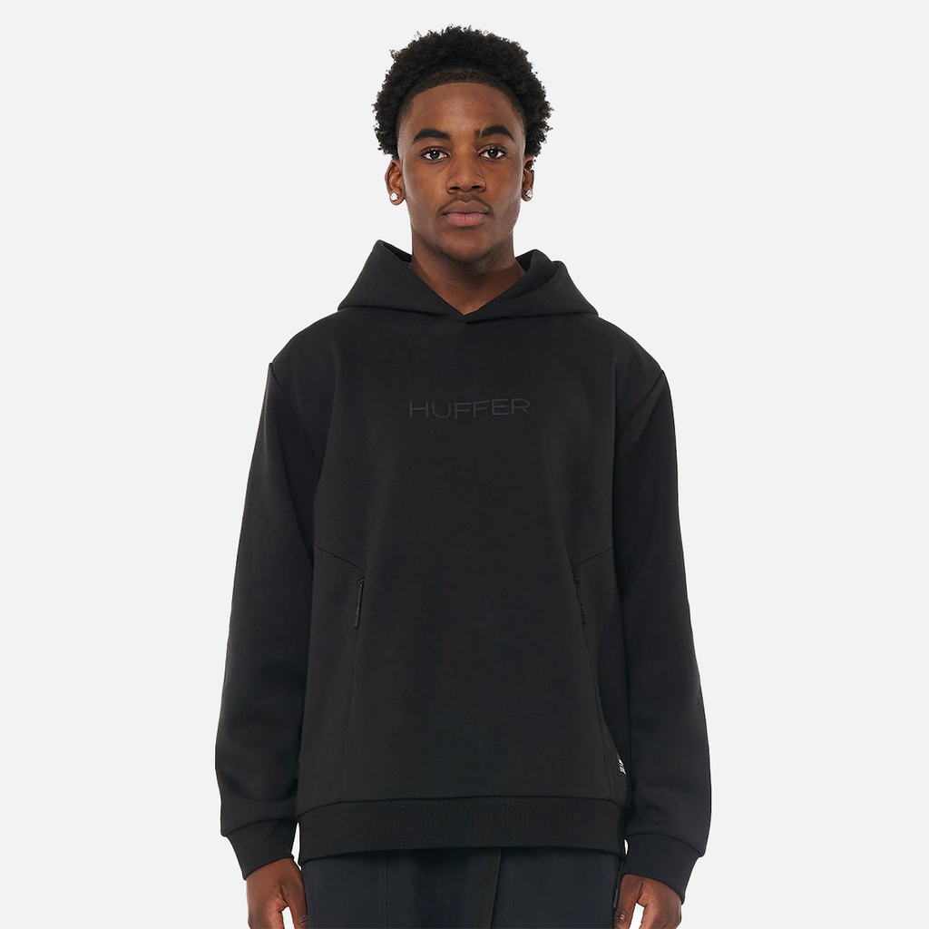 Huffer Bonded Hood Black