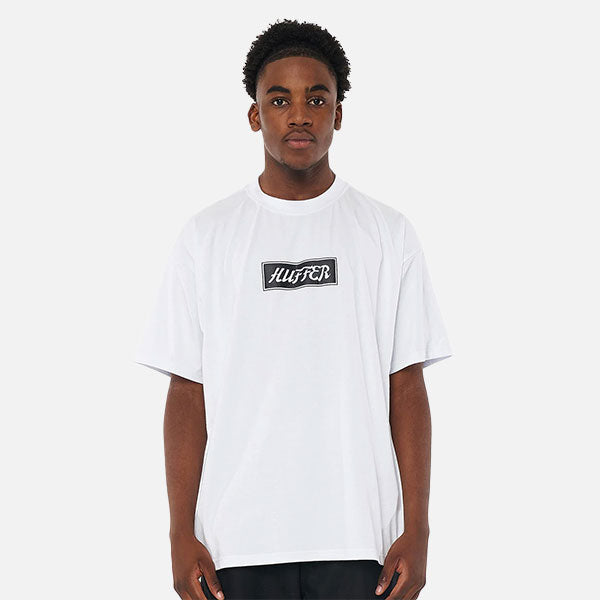Huffer Box Out Block Tee 220 - White