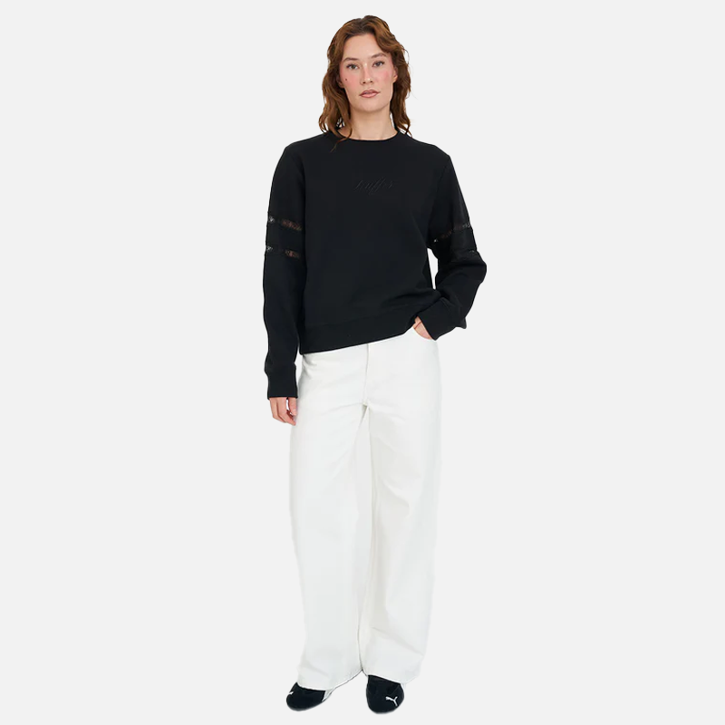 Huffer Classic Crew 350/Cherie - Black