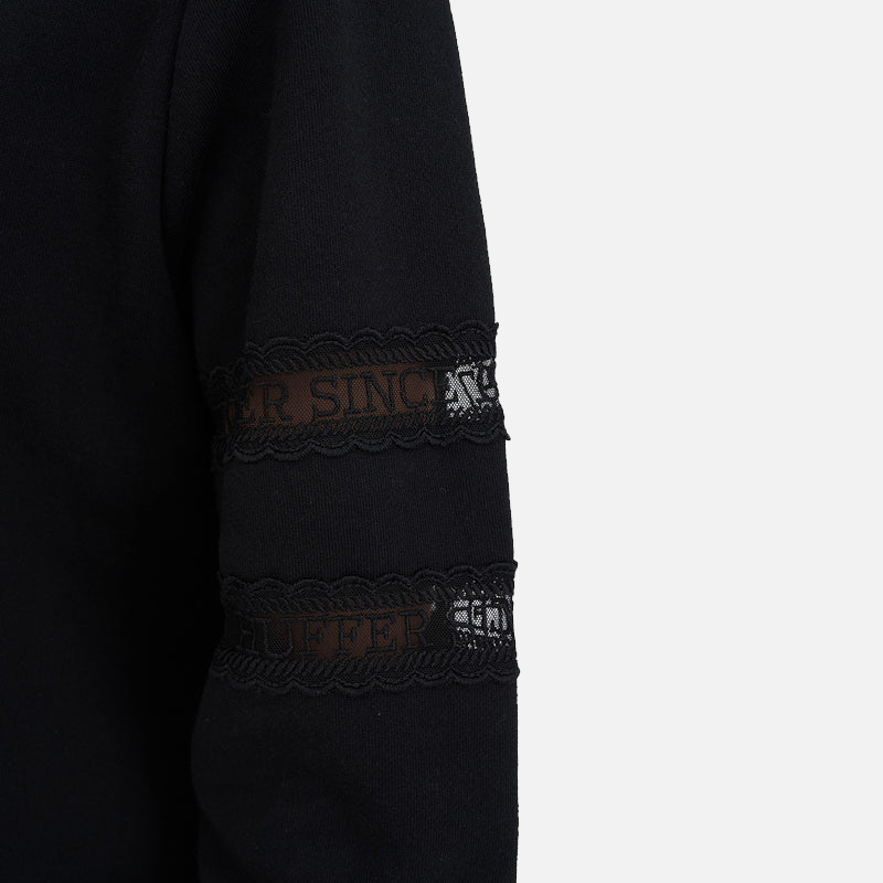 Huffer Classic Crew 350/Cherie - Black