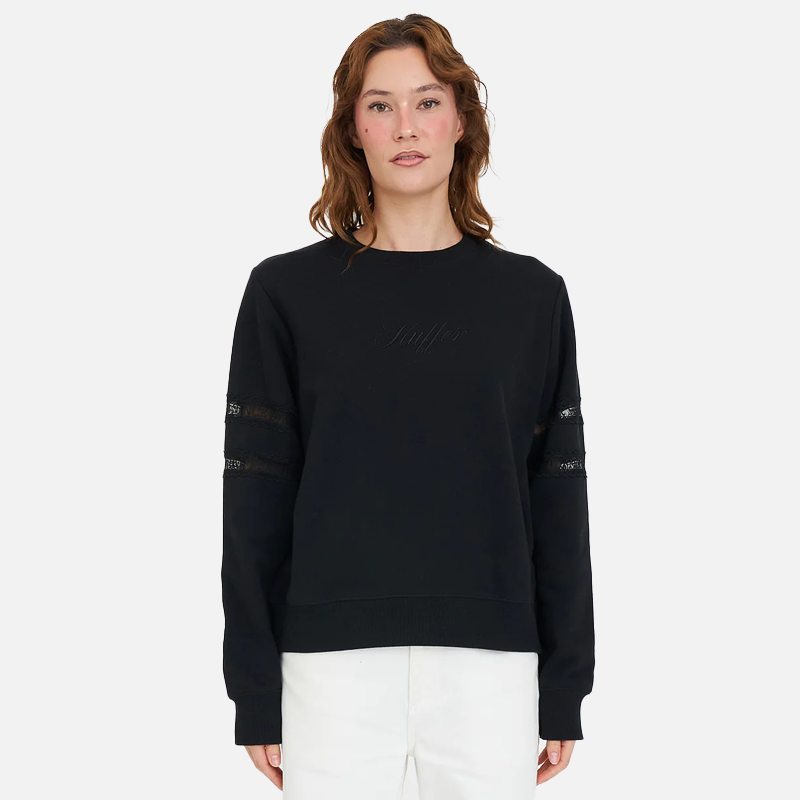 Huffer Classic Crew 350/Cherie - Black