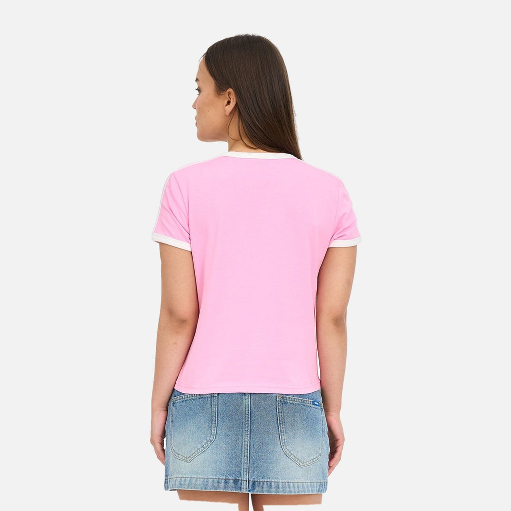 Huffer In Bloom Ringer Tee - Guava - view 4 | Propaganda Streetwear & Skate