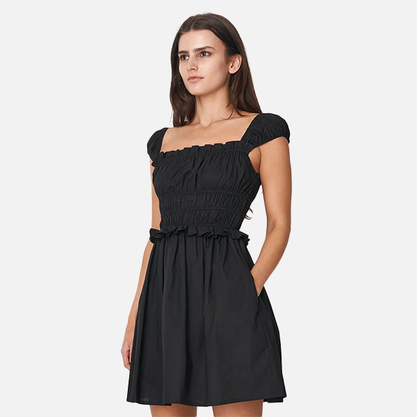 Huffer Isla Mini Dress - Black