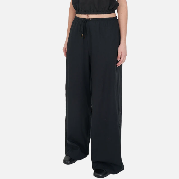 Huffer Lin-In Sabine Pant - Black