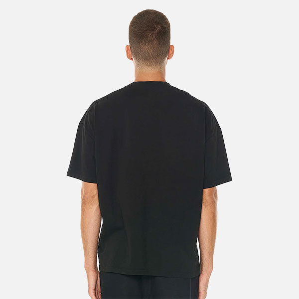 Huffer Lined Out Box Tee 260 - Washed Black
