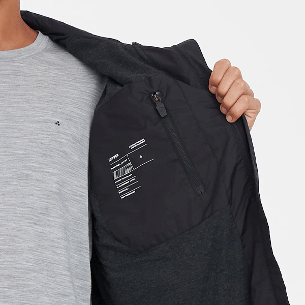 Huffer Block Shell Jacket - Black