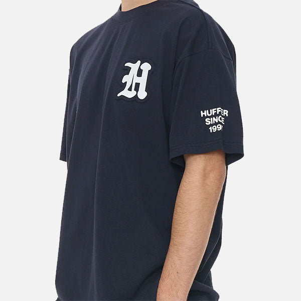 Huffer Block Tee 260 Blazon - Navy