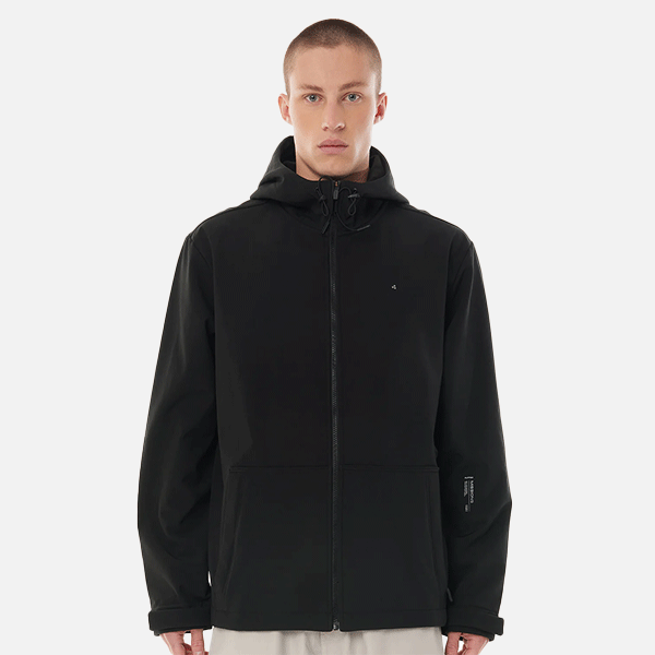 Huffer Mens Softshell Jacket - Black