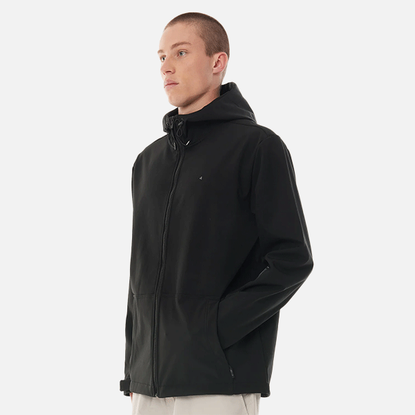 Huffer Mens Softshell Jacket - Black