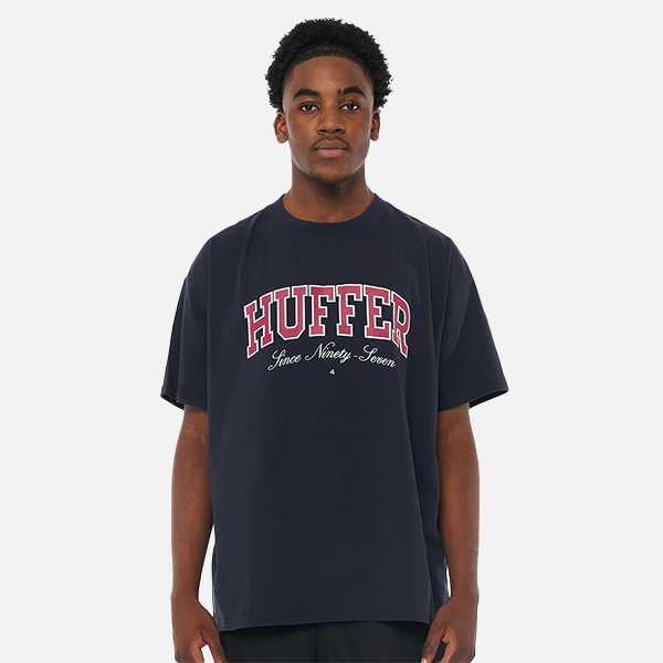 Huffer Rings Block Tee 220 - Navy