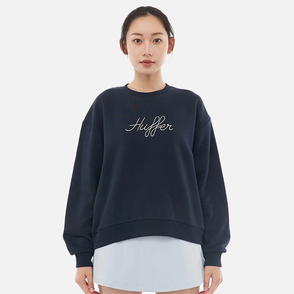 Huffer Volley 350 Slouch Crew - Midnight
