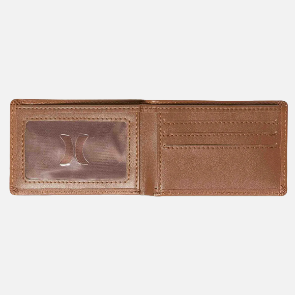 Hurley One & Only Leather Wallet - Tan