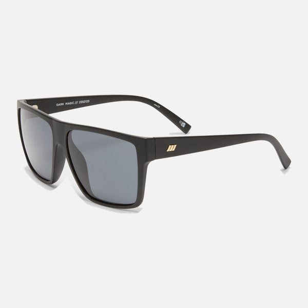 Le Specs Dark Magic Sunglasses- Black - view 2 | Propaganda Streetwear & Skate