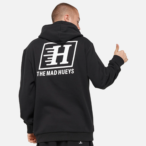 The Mad Hueys Parallel Hueys Pullover - Black