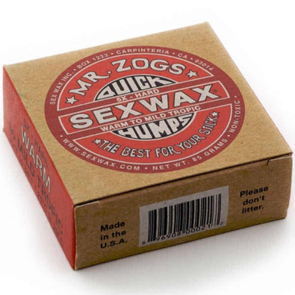 Sexwax Quick Humps Surf Wax - Warm To Mid Tropic