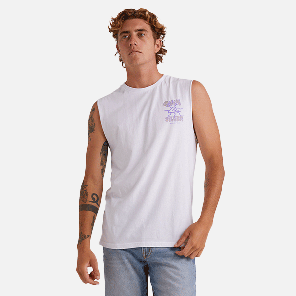Quiksilver Global Force Muscle - White