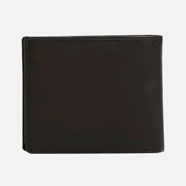 Quiksilver Gutherie IV Leather Wallet - Chocolate Brown