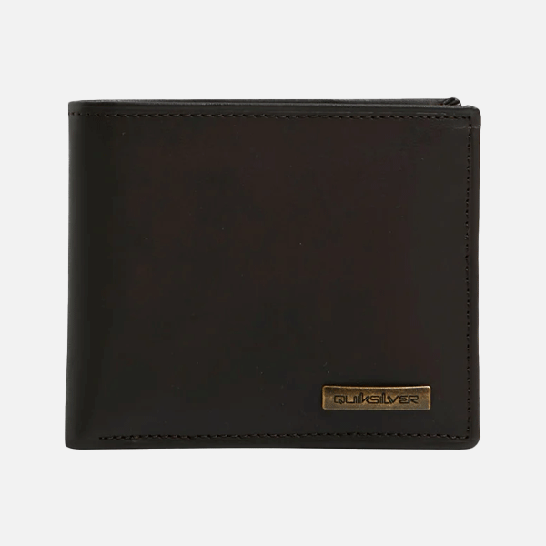 Quiksilver Gutherie IV Leather Wallet - Chocolate Brown
