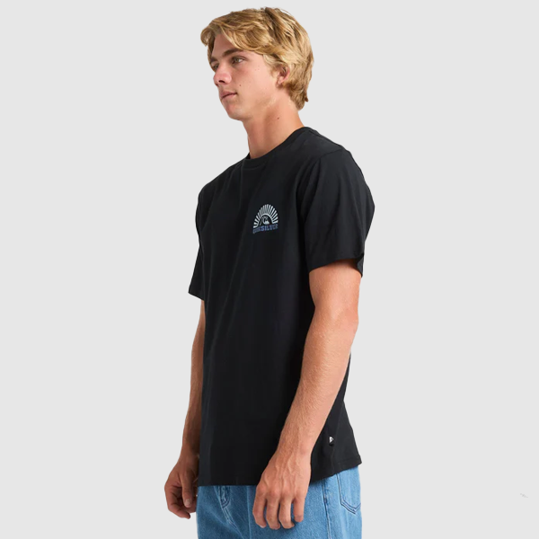 Quiksilver Sunset Arc Wave Tee - Black