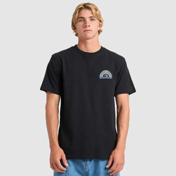 Quiksilver Sunset Arc Wave Tee - Black
