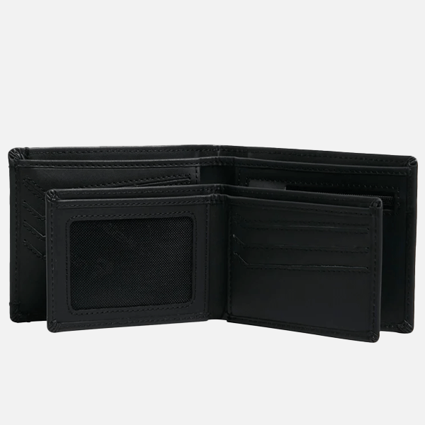 Quiksilver New Miss Dollar II Leather Wallet - Black