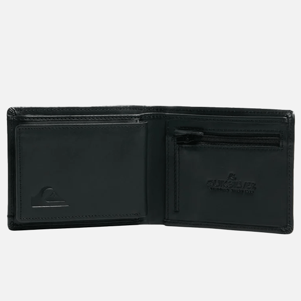 Quiksilver New Miss Dollar II Leather Wallet - Black