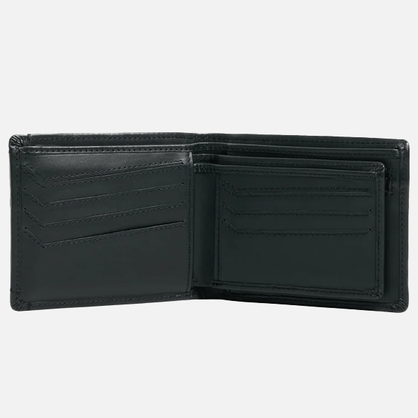 Quiksilver New Miss Dollar II Leather Wallet - Black