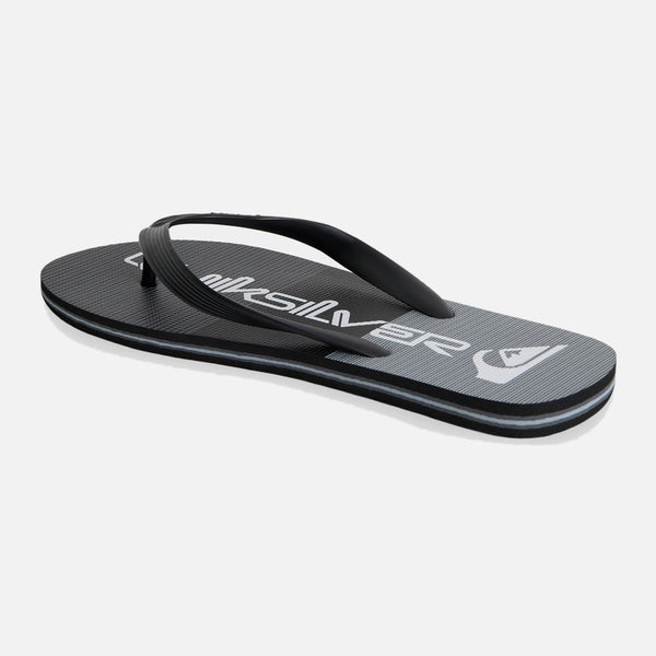 Quiksilver Moncata Art Jandal - Grey/Grey/Black - view 2 | Propaganda Streetwear & Skate
