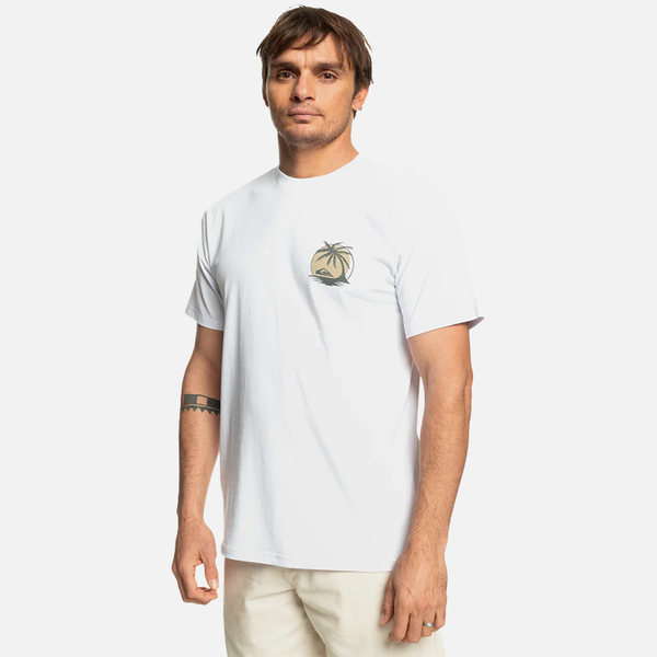 Quiksilver Rising Palms Tee - White