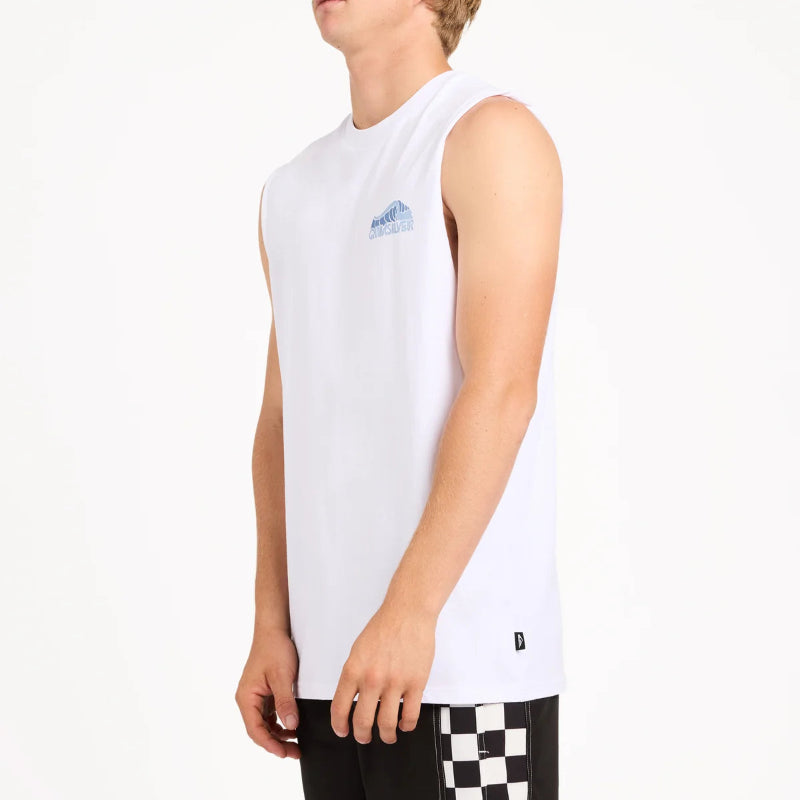 Quiksilver Stacked Muscle - White
