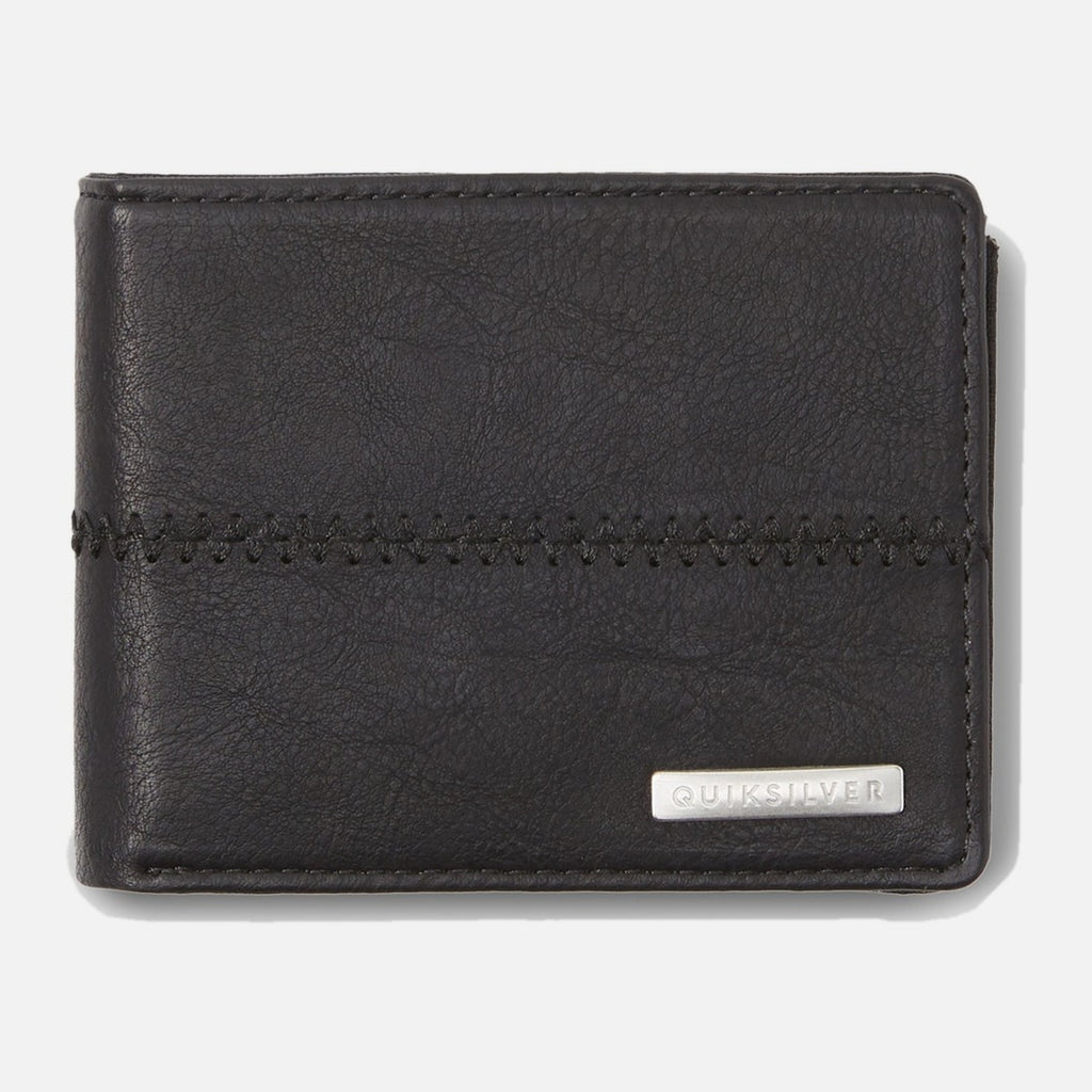 Quiksilver Stitchy 3 Wallet - Black | Propaganda Streetwear & Skate