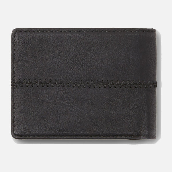 Quiksilver Stitchy 3 Wallet - Black - view 2 | Propaganda Streetwear & Skate