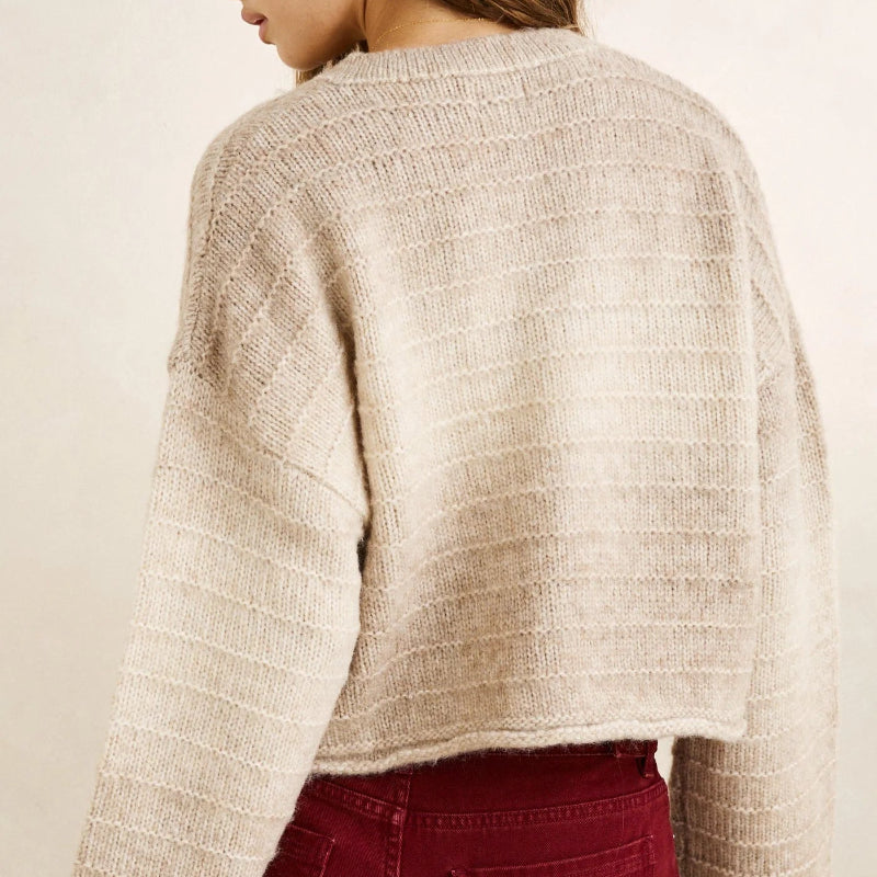 Rhythm Baklava Cardigan - Grey