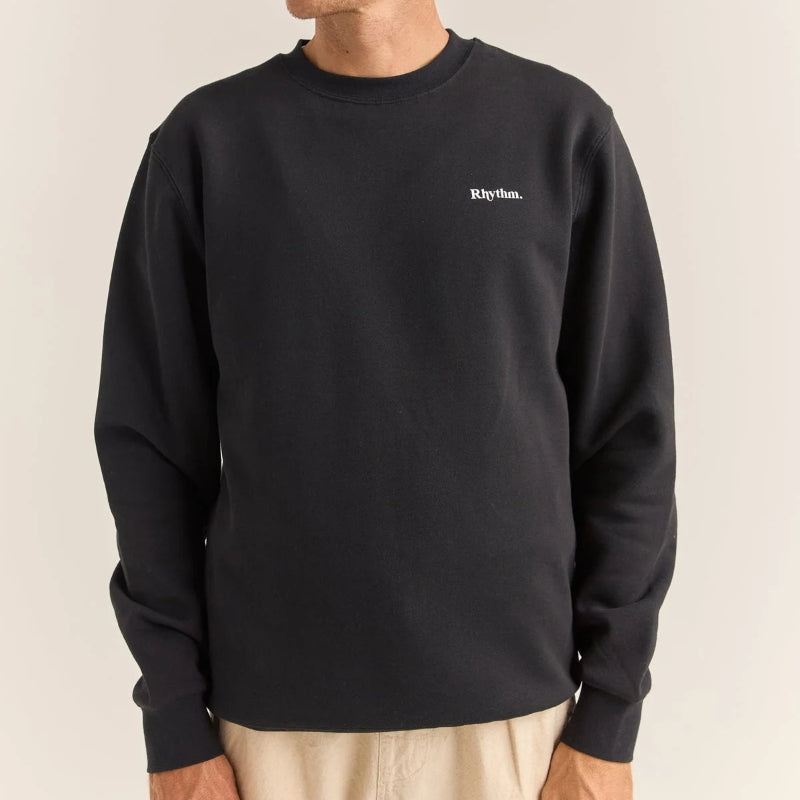 Rhythm Brand Fleece Crew - Black