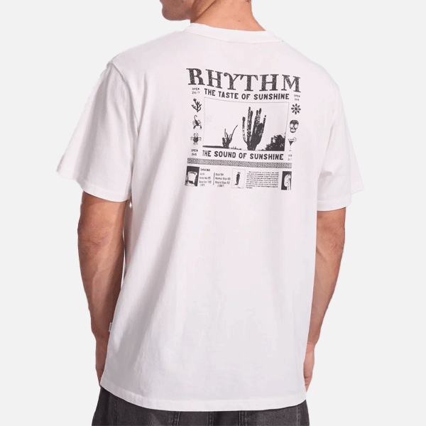 Rhythm Cactus Vintage SS Tee - Vintage White